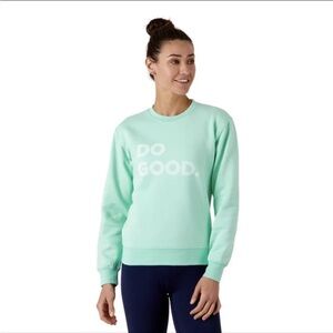 Cotopaxi Women’s “Do Good” Crew Sweatshirt - Agave (Size Small)